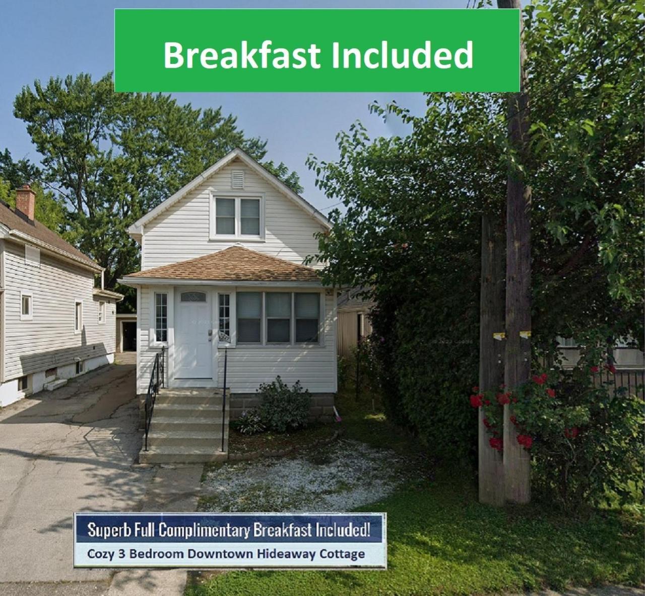 Cozy 3 Bedroom Downtown Cottage With Complimentary Breakfast Delivered Daily To The Rental Niagara-Fälle Exterior foto